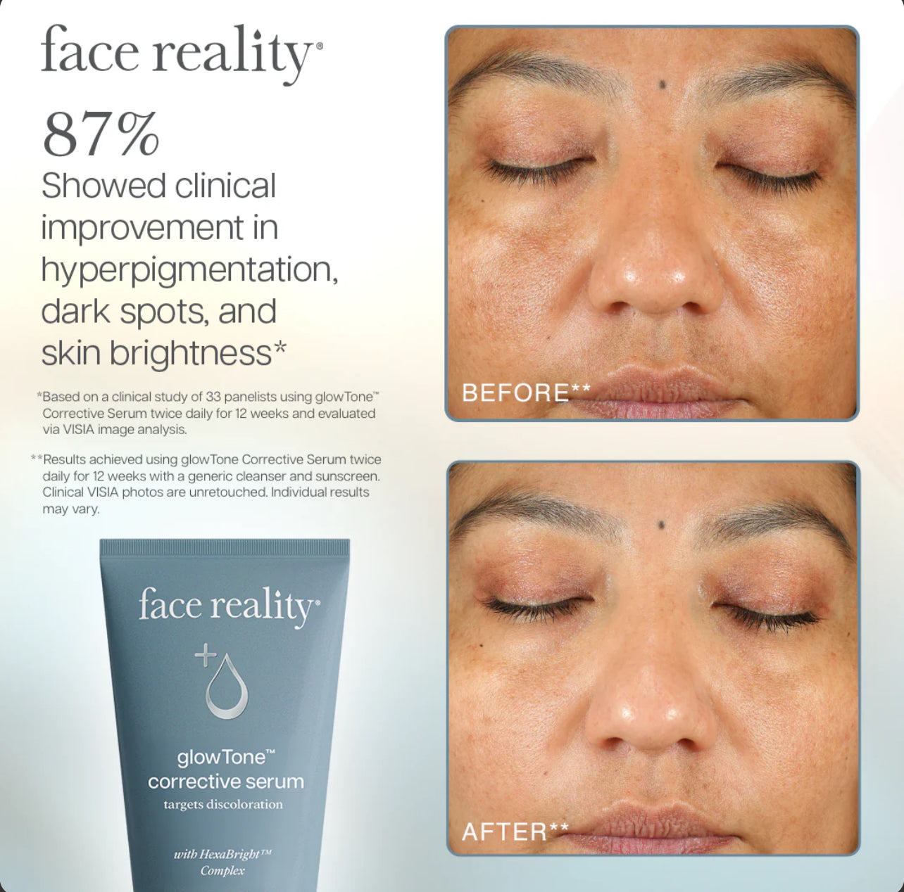 Face Reality GlowTone Corrective Serum