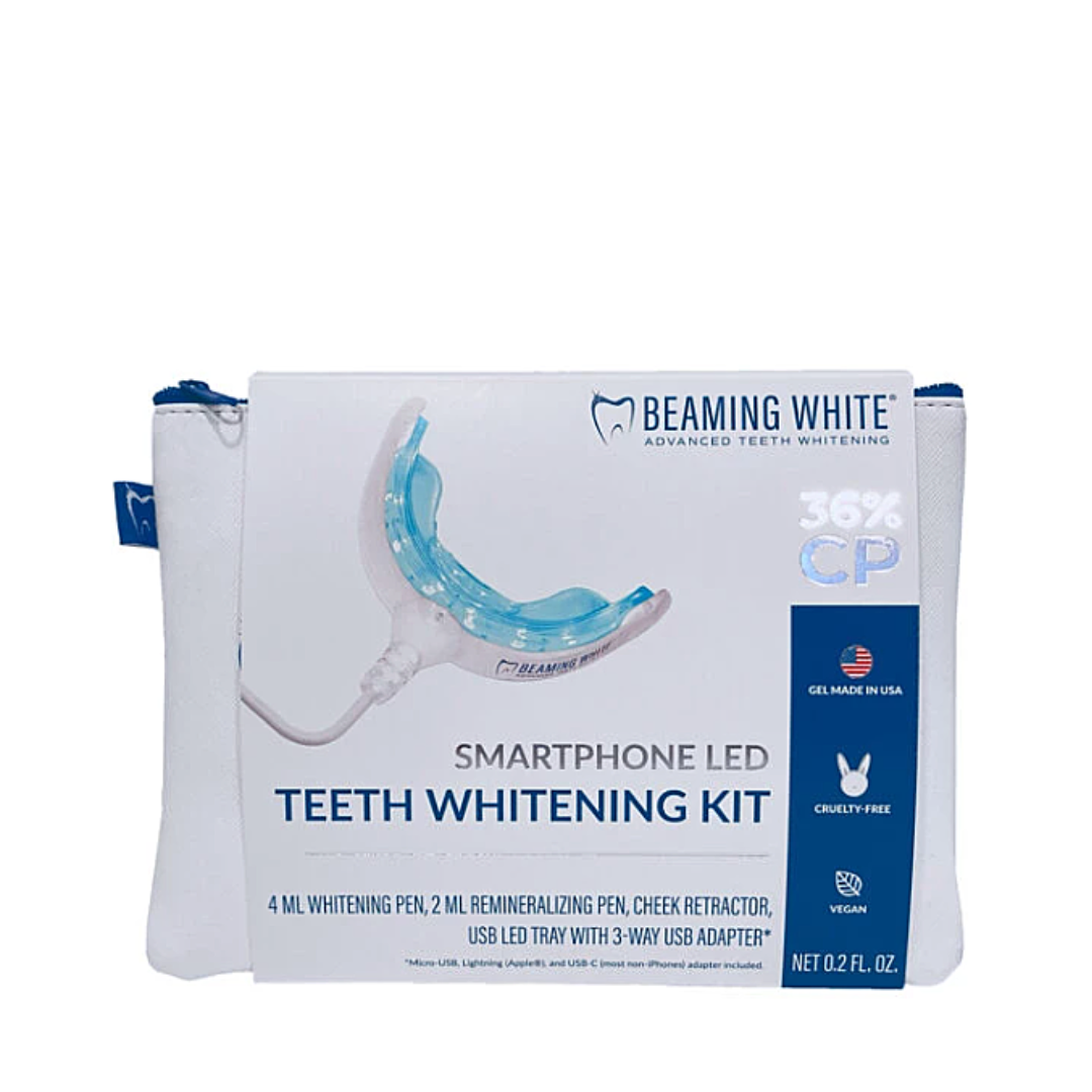 LED Smart Phone At-Home Teeth Whitening Kit